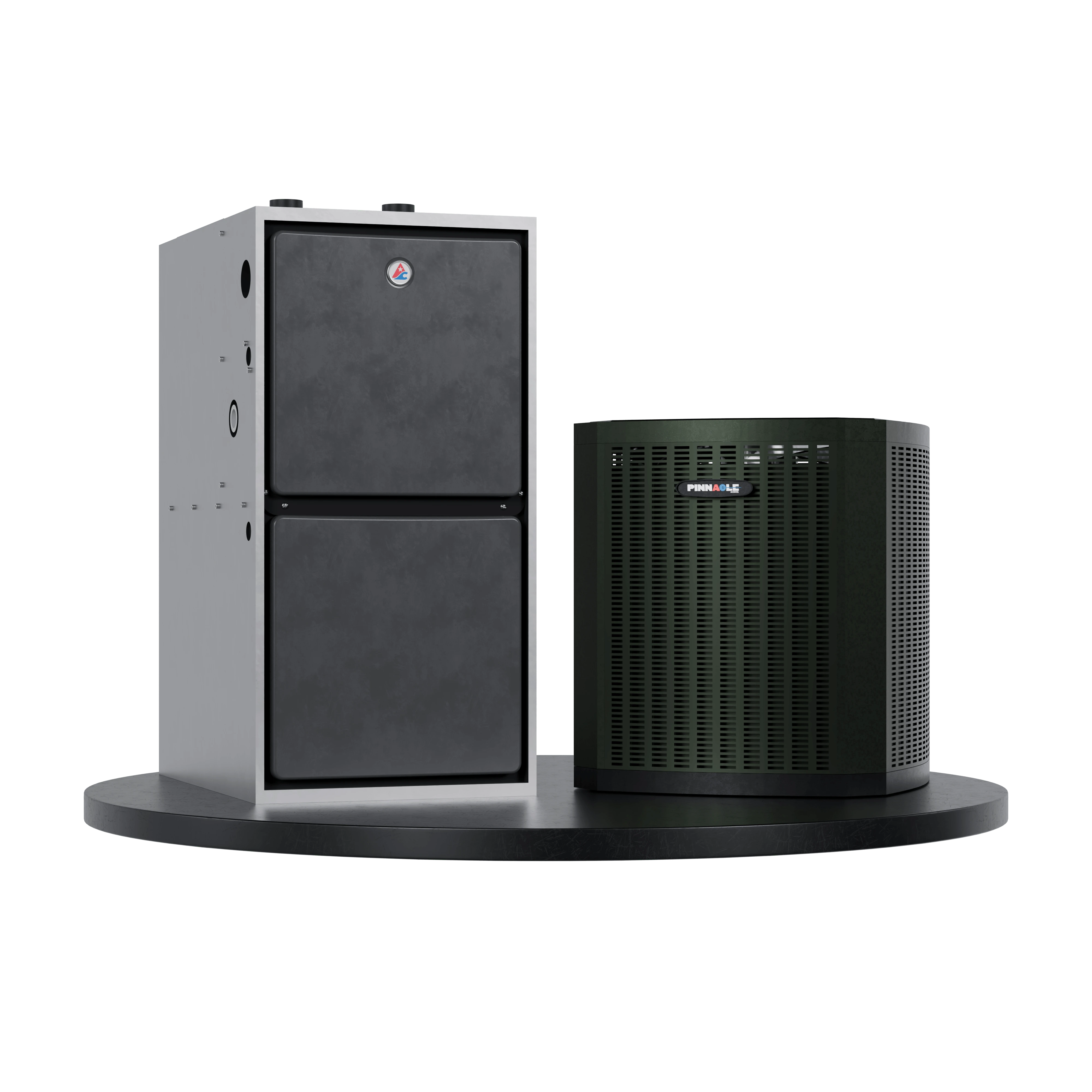 HVAC technician-ready AC condenser and furnace for homes in Puyallup, WA