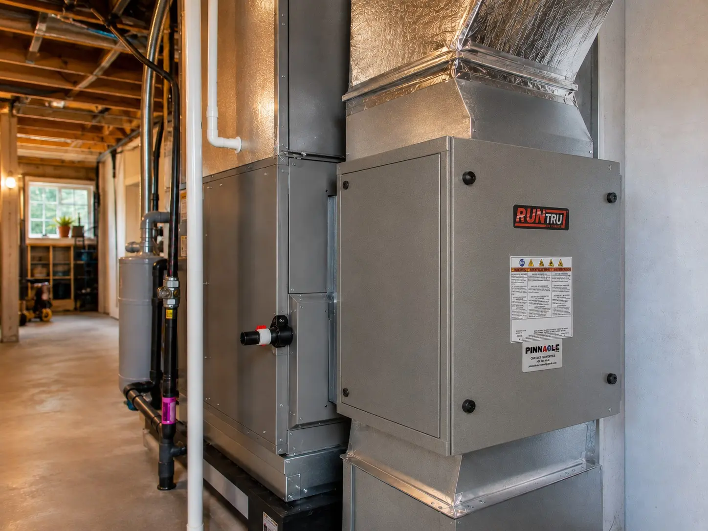 Air duct cleaning in Puyallup, WA — whole-home air handling system by Pinnacle Air Control